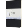 Скетчбук MOLESKINE Art Soft Sketch Pad Large, нелинованный, чёрный ARTSKPAD3